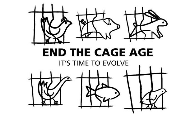 END THE CAGE AGE – NO MORE ANIMALS IN CAGES