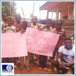 ENVIRONMENTAL PROTECTION AND ANIMAL WELFARE EDUCATION OUTREACH IN 14 PRIMARY SCHOOLS IN THE WEST REGION, CAMEROON