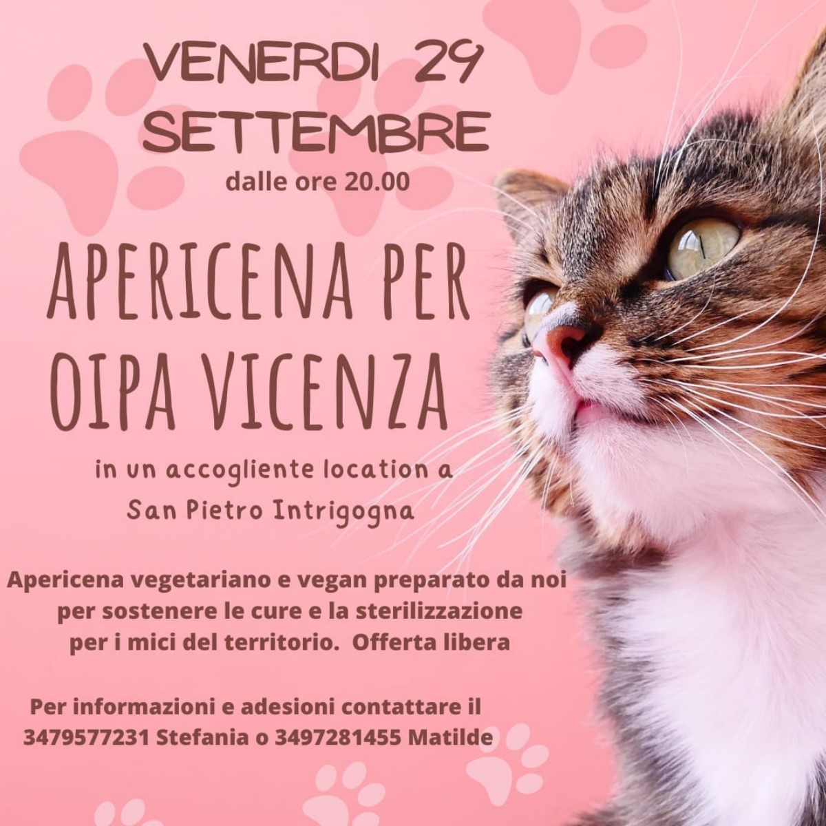 VICENZA – APERICENA SOLIDALE